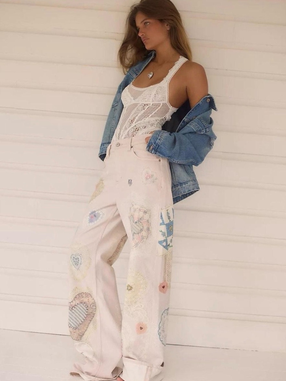NWT Free People We The Free Illusions Slouchy Straight Leg Jeans | 27